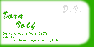 dora volf business card